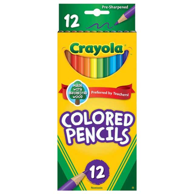 Crayola colored pencils