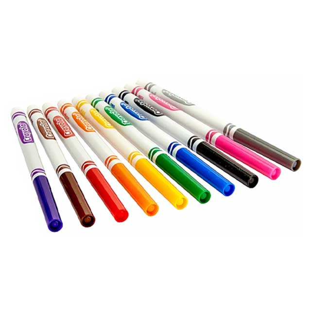 Crayola 10 count fine point markers