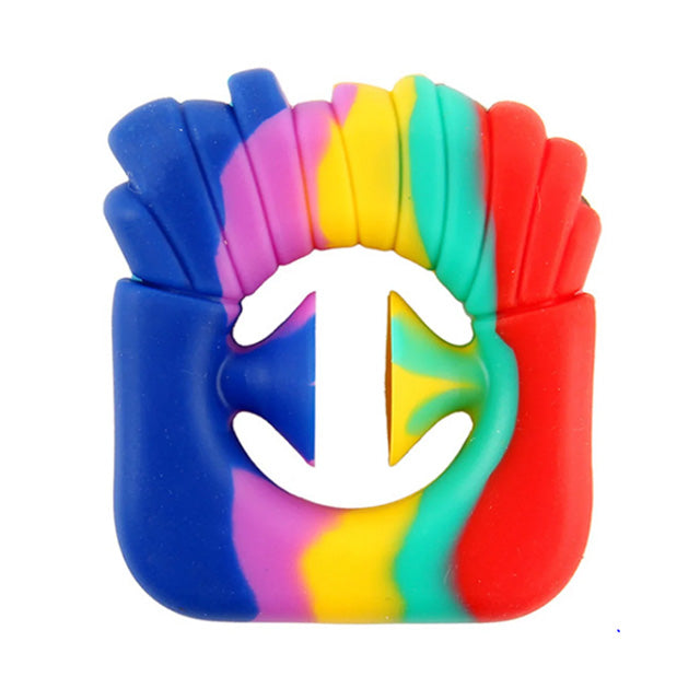 Rainbow fries grip fidget