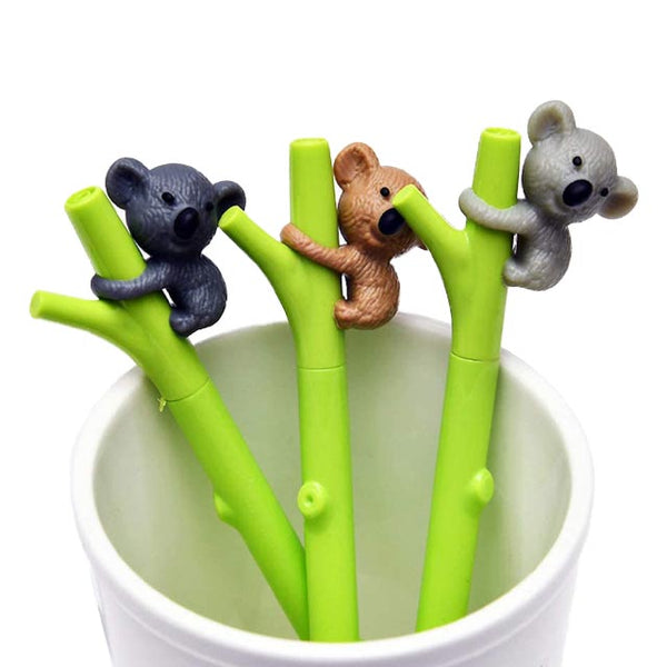 Koala pens in cup