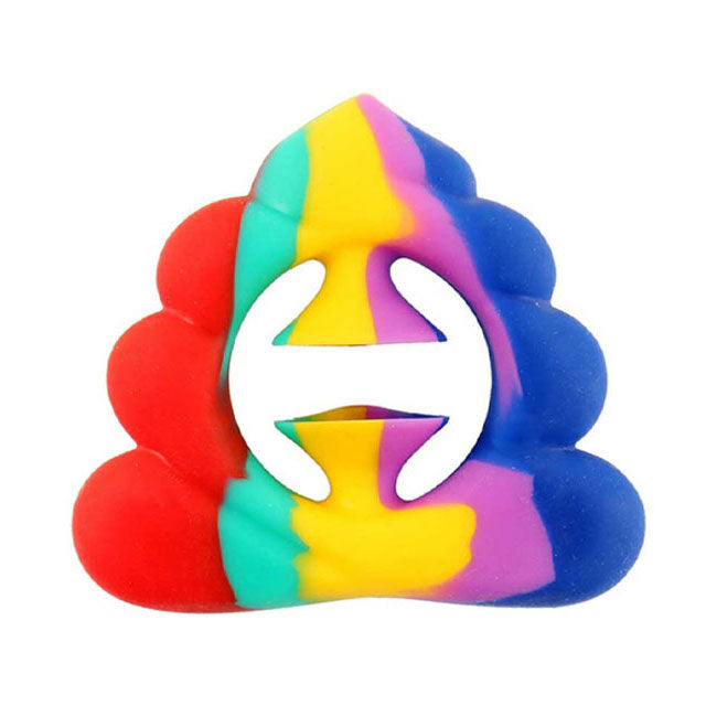 Poo rainbow grip fidget