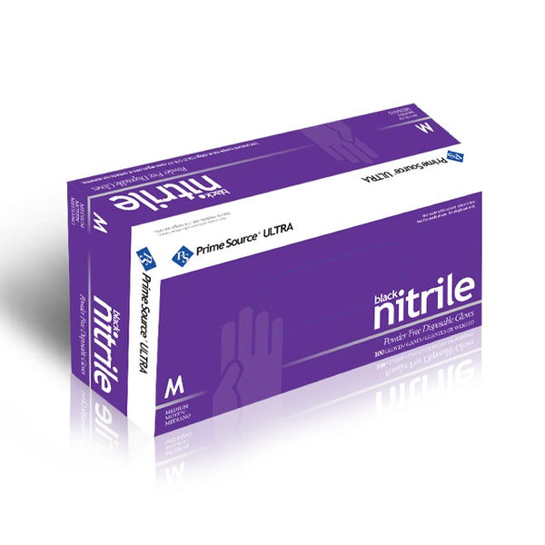 Prime Source Medium Ultra black nitrile box