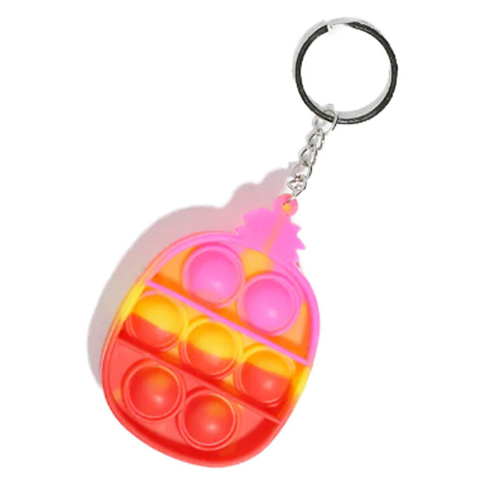 Pink fusion pop fidget keychain