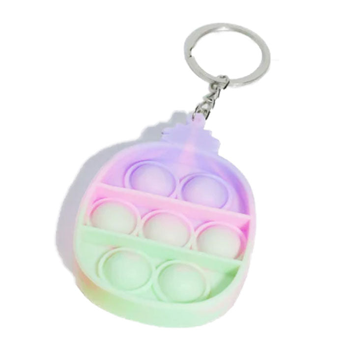 Purple fusion pop fidget key chain