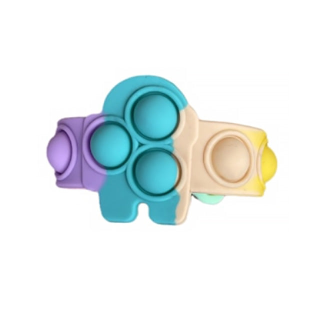 teal fusion among us pop fidget bracelet