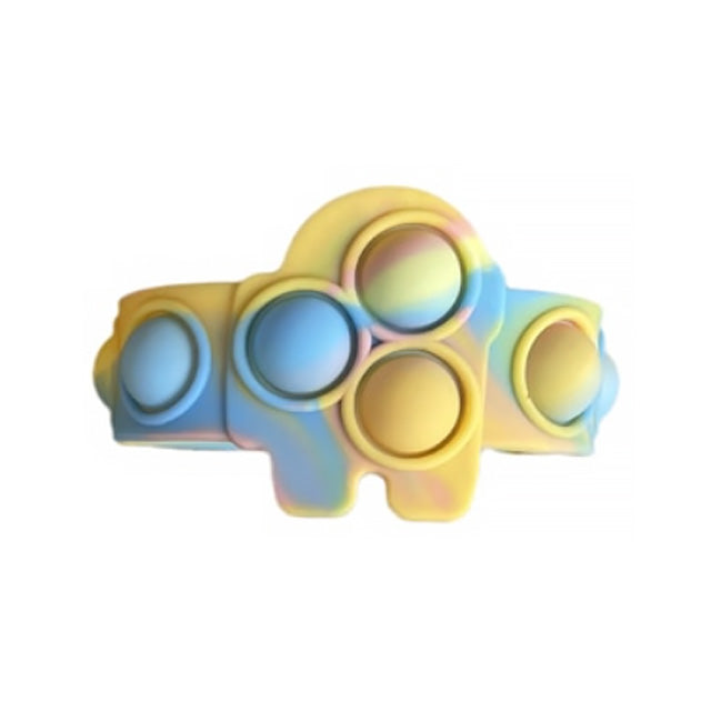 yellow fusion among us pop fidget bracelet